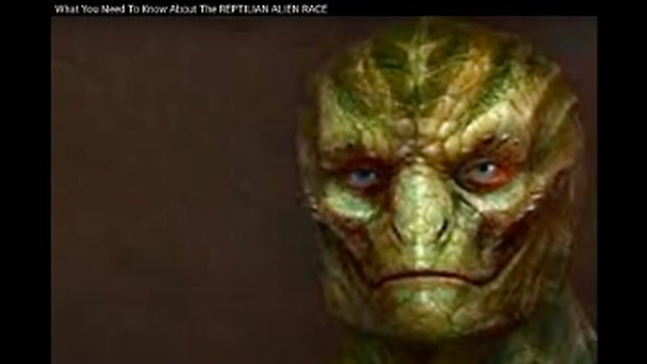 What You Need To Know About The REPTILIAN ALIEN RACE