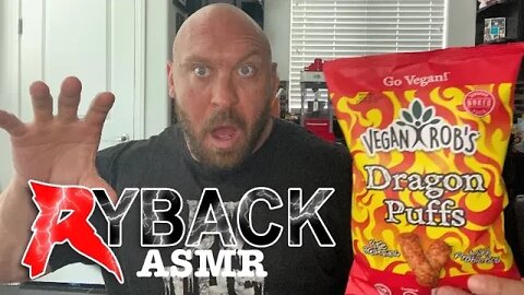 Vegan Rob's Dragon Puffs ASMR Food Review By Ryback