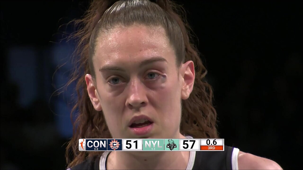 Breanna Stewart WHACKED In the Eye & Gets WELT | Connecticut Sun vs New York Liberty