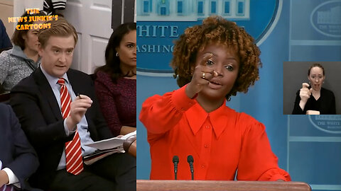 "What is the White House trying to hide?" Biden's Press Sec gets offended and eventually blames Trump.