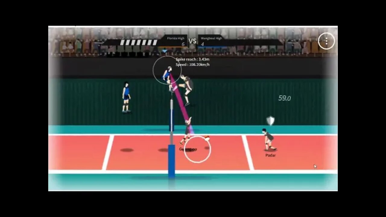 The Spike! Volleyball - Recruited New MB - Crazy Match #2 in a Tournament
