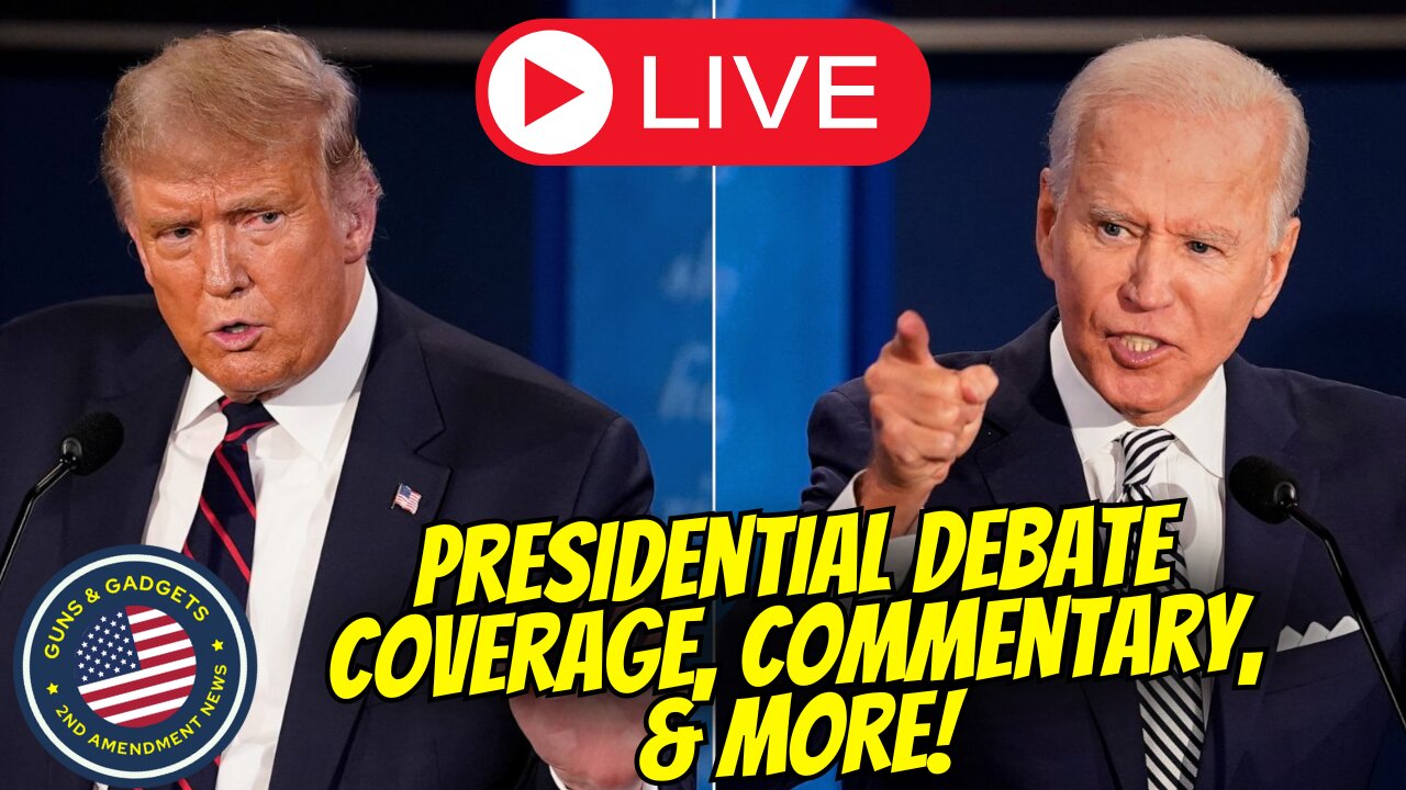 LIVE Coverage & Commentary of the 1st Presidential Debate of 2024