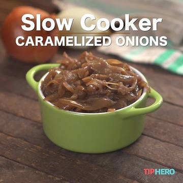 Slow cooker caramelized onions