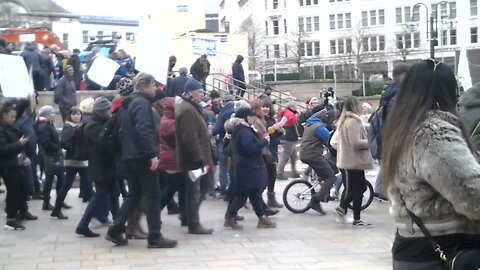 Anti Lockdown Protest Birmingham Dec 2020