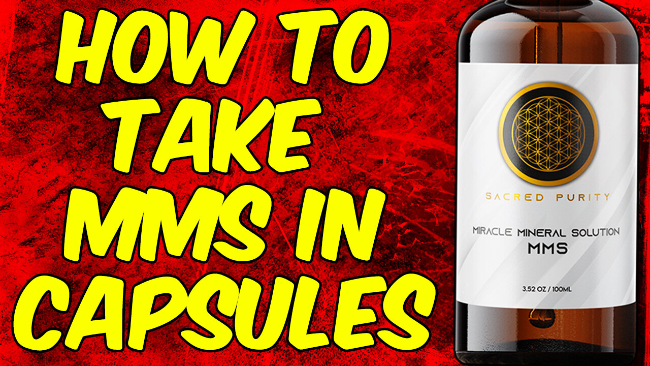 How To Take MMS (Miracle Mineral Solution) In Capsules - Demonstration & Info