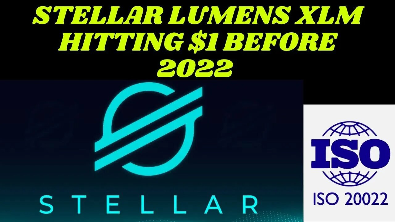 Buy XLM before its too late ISO20022 Implemented