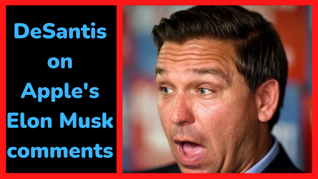 DeSantis slams Apple | Trump | Biden | Bongino