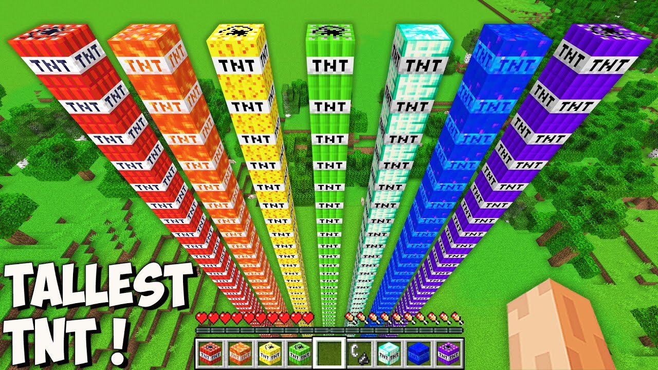 Mini TNT VS 10,000 TNT Minecraft