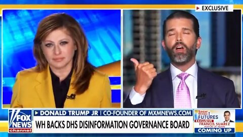 Fox Host DESPERATE to Control Sped-Up Donald Trump Jr