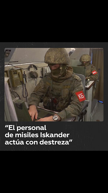 Comandante ruso habla sobre el trabajo del sistema de misiles Iskander