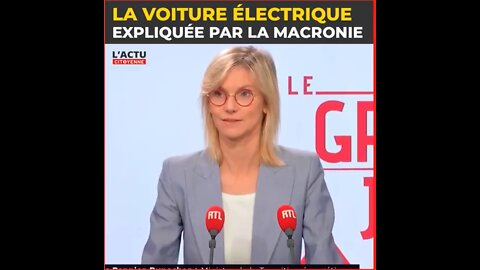 La voiture électrique expliquée par la macronie