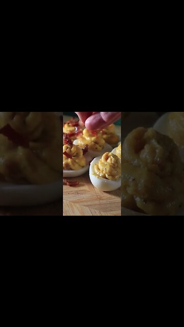 Carbonara Deviled Eggs | Carnivore Recipes #carnivorediet #keto