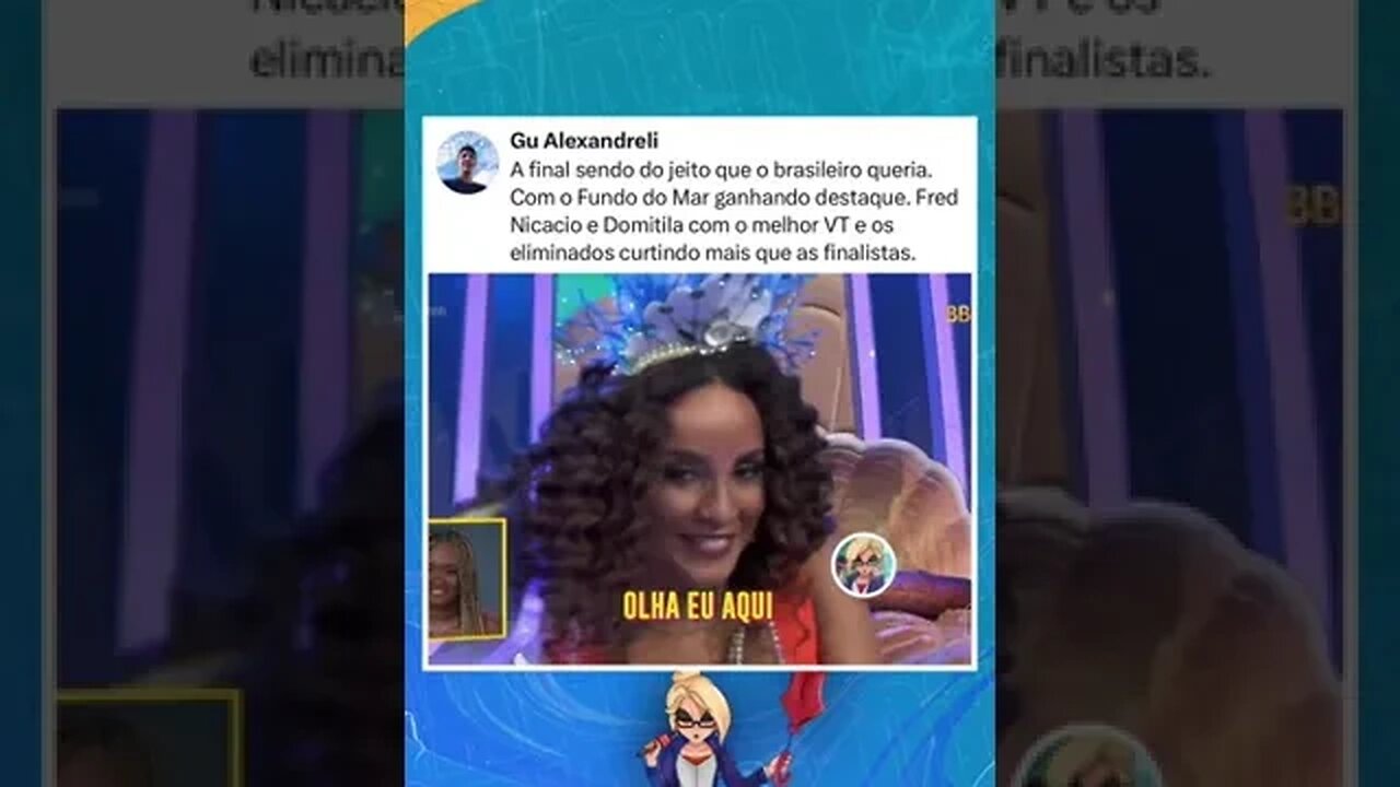 Fred Nicácio vestido de Pequena Sereia🗣️ Final BBB23