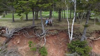 Landing DJI Mini 2 after flying over water