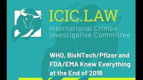 Reiner Fuellmich - WHO, BioNTech Pfizer and FDA EMA Knew Everything at the End of 2019