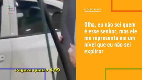 Olha, eu não sei quem é esse senhor, mas ele me representa em um nível que eu não sei explicar