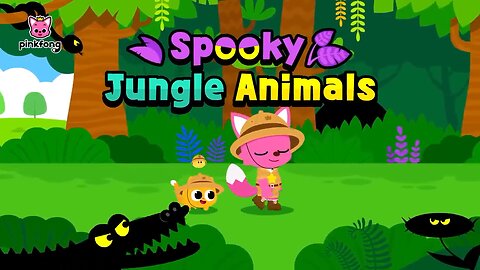 Spooky Jungle Animal cartoon