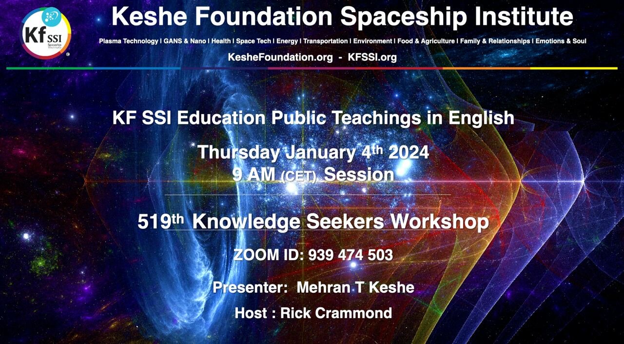 519th Knowledge Seekers Workshop; January 4, 2024