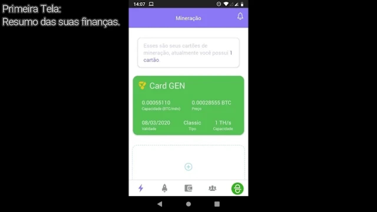 Finalizado - Aplicativo - Cloud mining - BitGEN