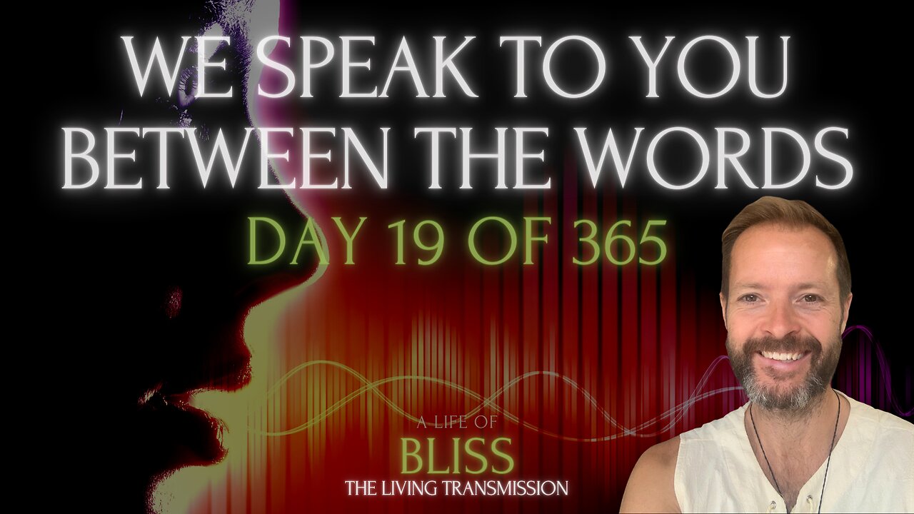 Day 19 - We Speak to You Between the Words
