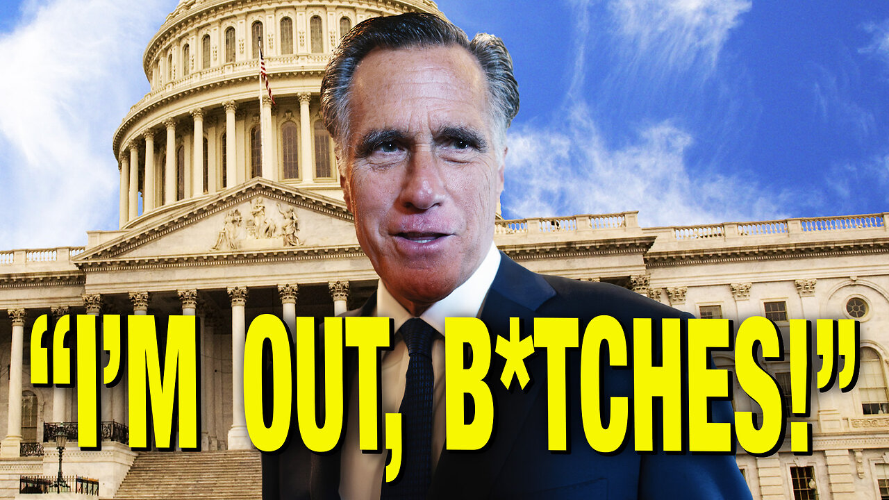 Mitt Romney Gets In LAST DIGS Before Leaving Senate!