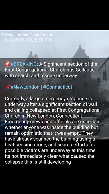 News Shorts: Church Collapses in Connecticut