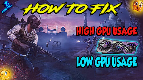 HOW TO FIX || HIGH GPU USAGE || FOR LOW END GPU || & || LOW GPU USAGE FOR HIGH END GPU || 🖥️2025