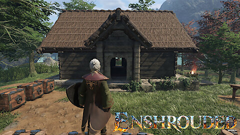 Rebuilding the Base House in Enshrouded As a Surprise for My Friend Gus