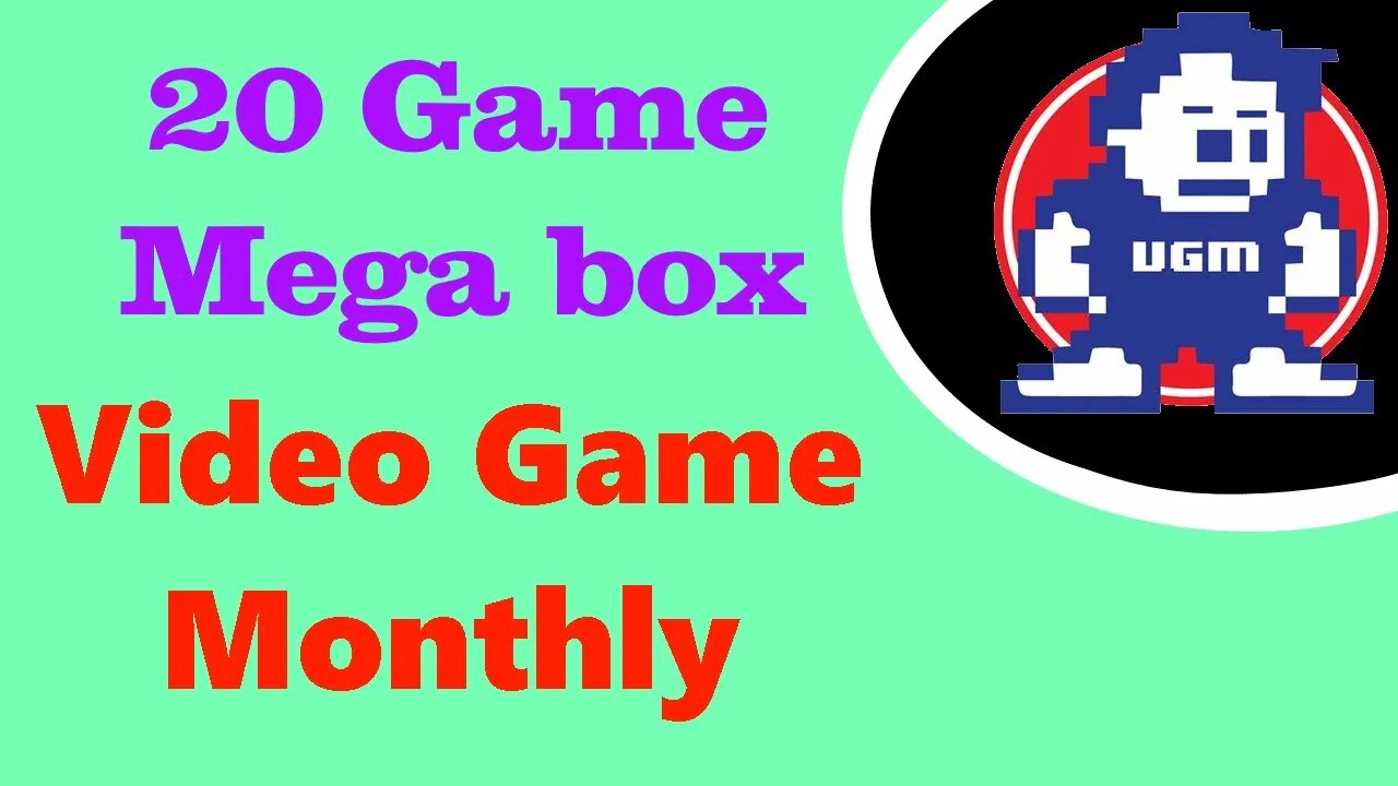 20 game Mega Box from Video Game Monthly. ewww