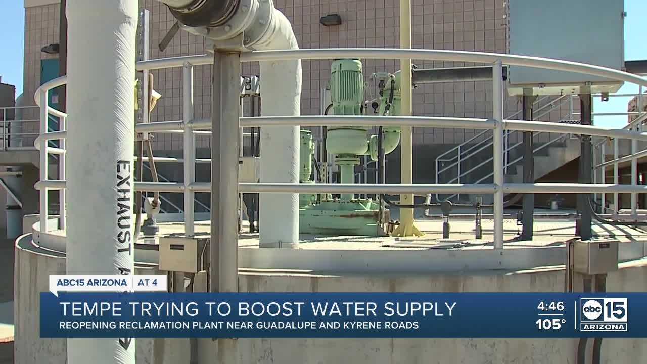 Tempe to reopen water reclamation facility after 10+ year dormancy