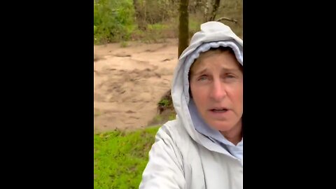 Ellen DeGeneres Blames Climate Change For Heavy Rain/Flooding