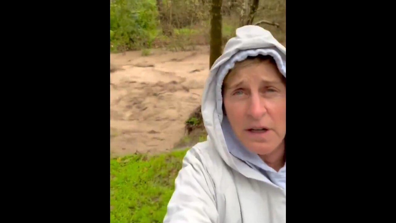 Ellen DeGeneres Blames Climate Change For Heavy Rain/Flooding