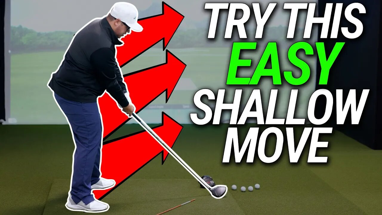 An Easy Way To Create A Shallow Golf Swing