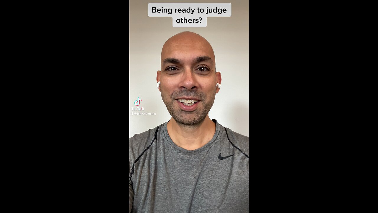 Being able to judge others?