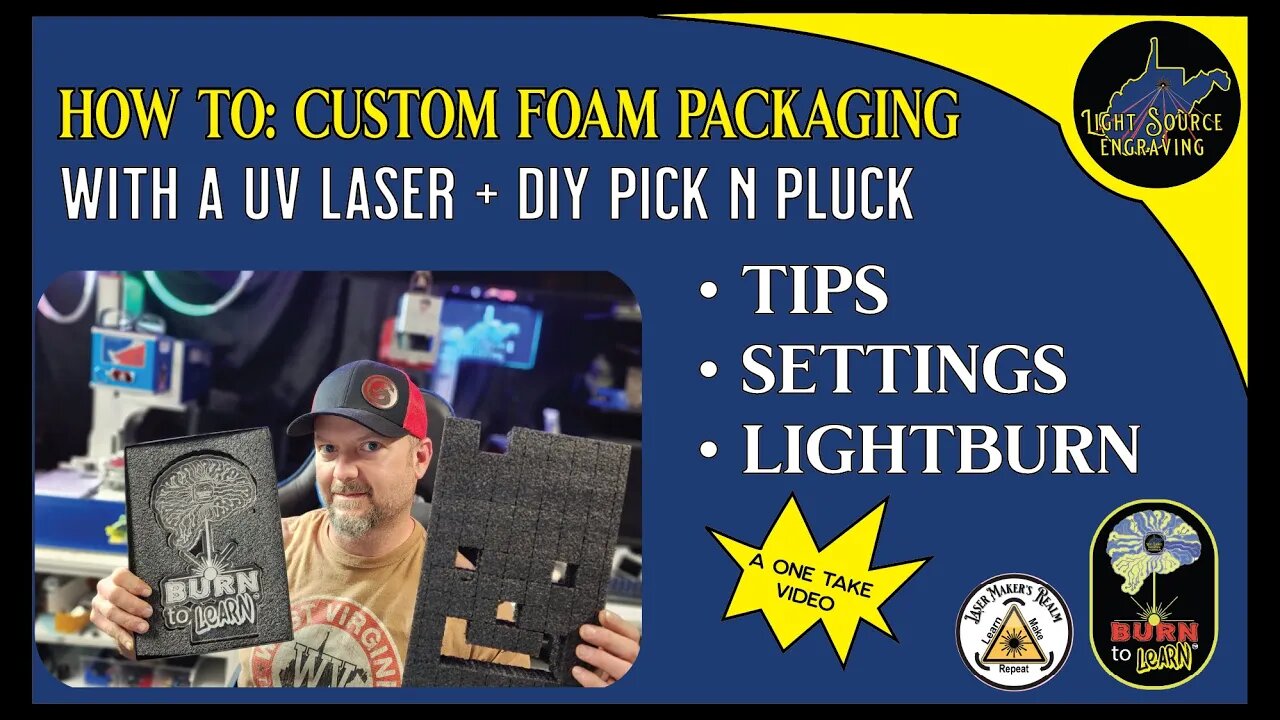 How To Cut Foam Packaging With A Uv Laser Plus Bonus Pick and Pluck