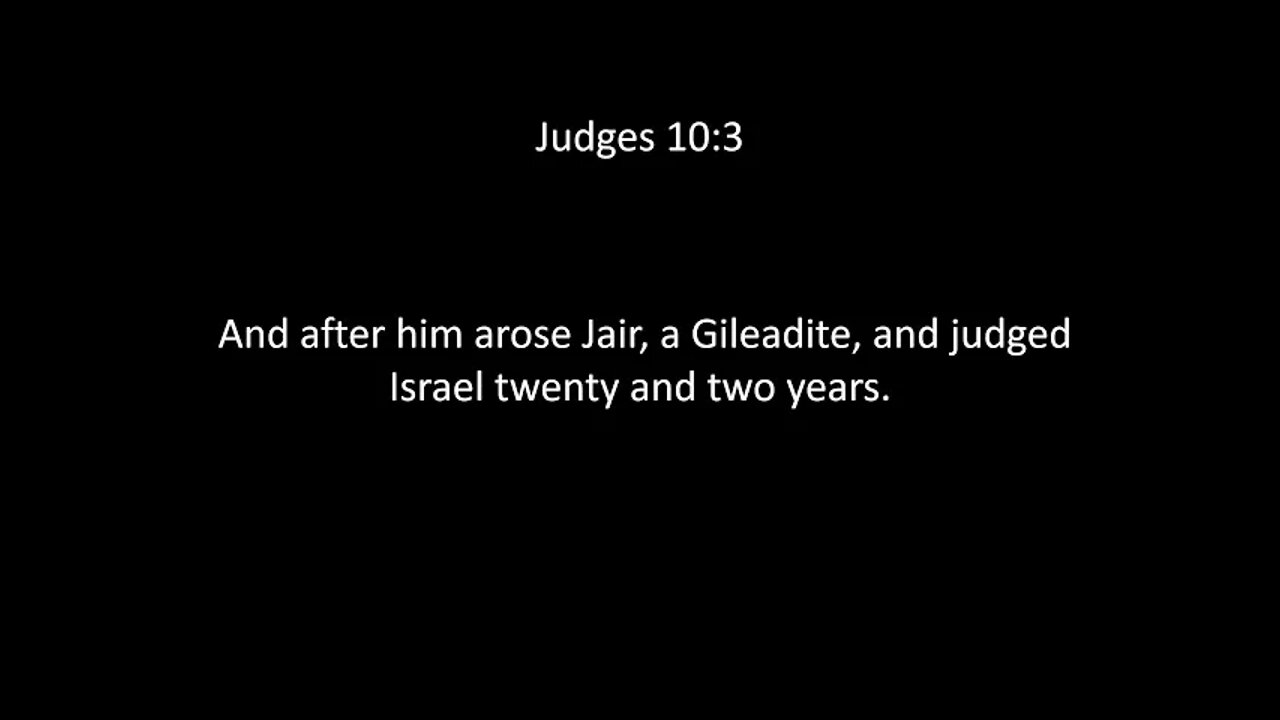 Judges Chapter 10