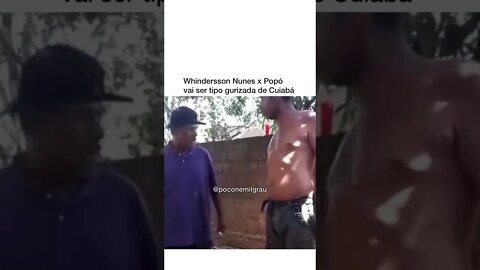 COMO COMECOU A TRETA DO WHINDERSSON NUNES VS POPO VAI SER TIPO A GURIZADA DE CUIABA ( MEME ) #shorts