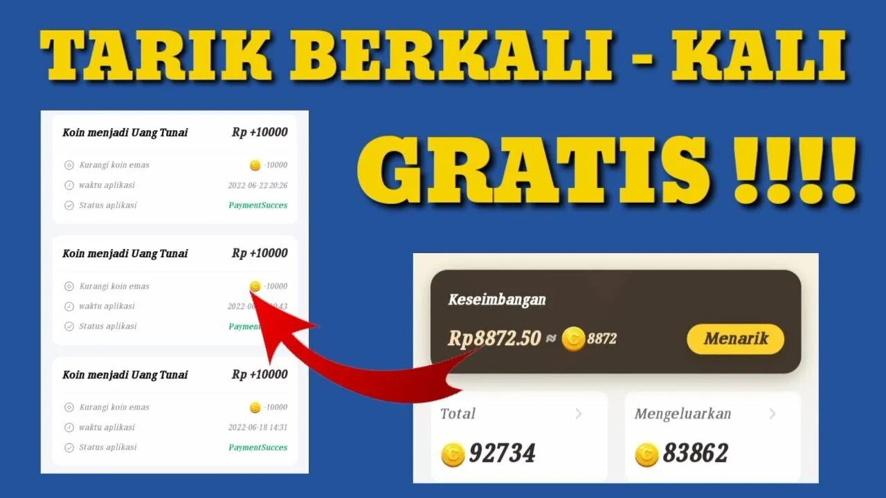 GRATIS !! NARIK BERAPA KALI PUN DIBAYAR || APK PENGHASIL SALDO DANA TERCEPAT