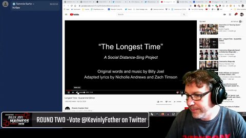 #BillyJoelMadness Update on Round 2 at 6pm PT 9pm. Get on Twitter and Vote Now. Come Chat at 6.