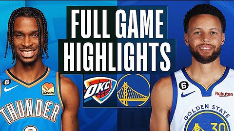 Oklahoma City Thunder vs. Golden State Warriors Full Game Highlights | Apr 4 | 2023 NBA Season