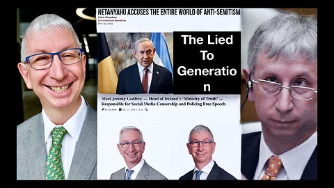 MK Ultra Bill Maher Rosanne Barr Netanyahu Says Entire World Is AntiSemitic Ireland Censorship Czar