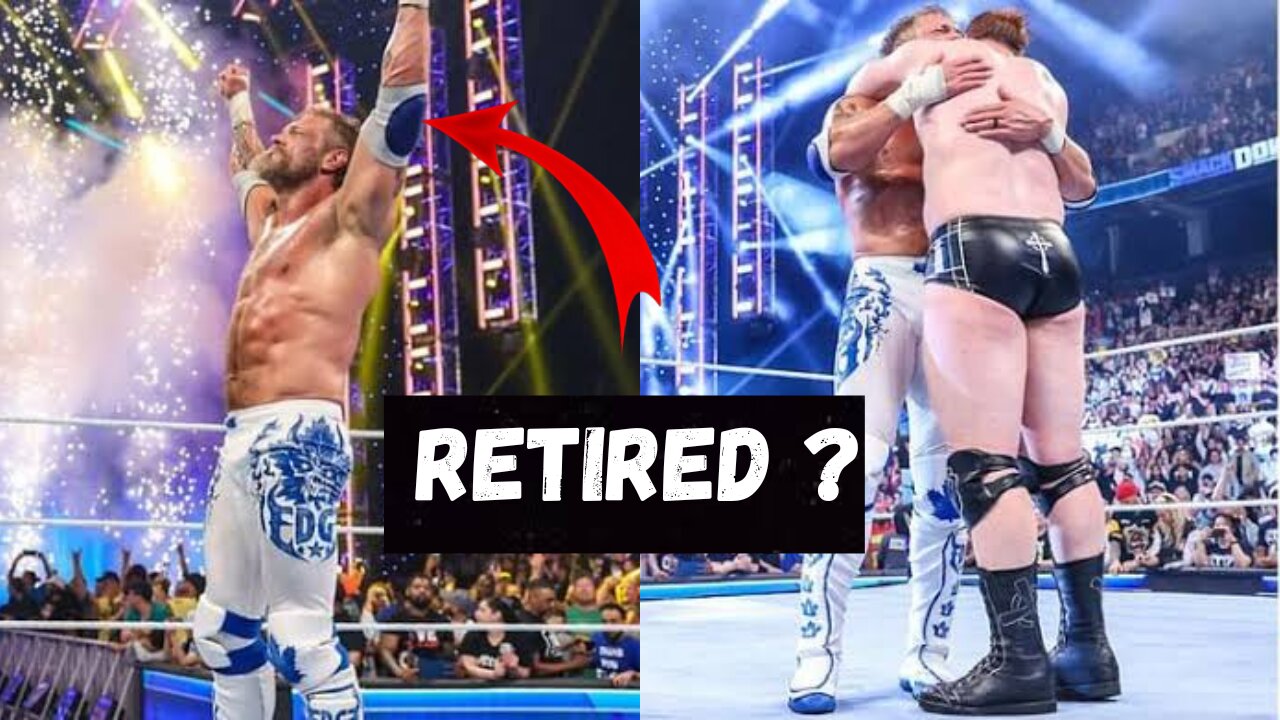 OMG! Edge Retired From WWE😢| La knight,jimmy uso - WWE Smackdown 2023 Highlights#wwe