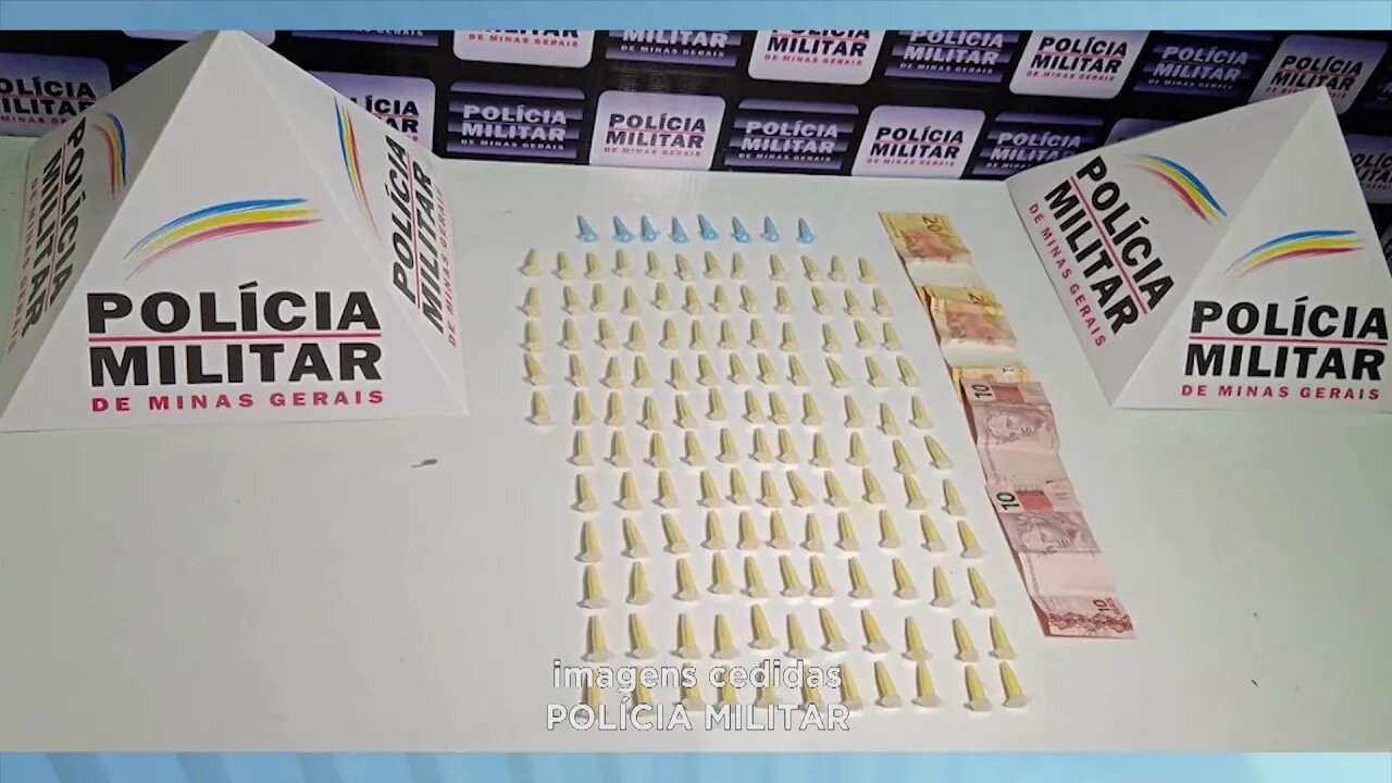 Jovem tenta se passar por menor de idade ao ser preso com cocaína em Caratinga