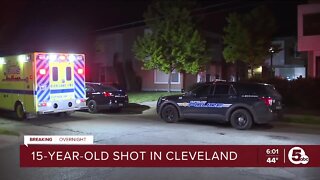 15-year-old in serious condition after being shot in leg