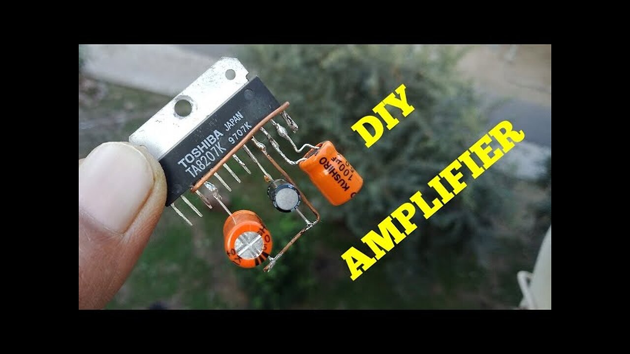 DIY AMPLIFIER WITH IC TA8207K