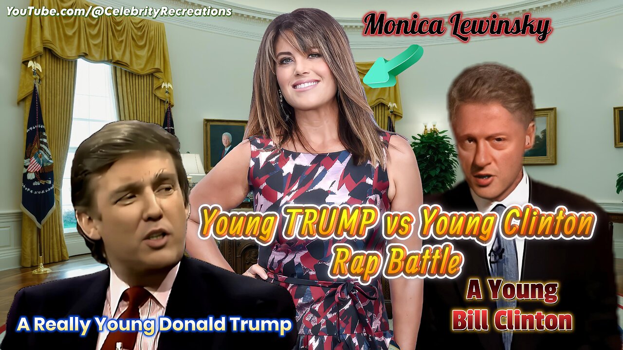 Young Trump vs Young Clinton Rap Battle - Clinton's $850K Payment To Paula Jones!