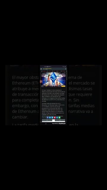 eth baja su gas temporalmente