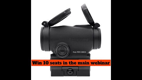 AIMPOINT Duty RDS™ Red Dot Sight MINI #1 FOR 10 SEATS IN THE MAIN WEBINAR