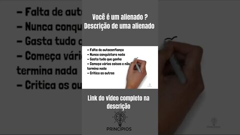 IDENTIFICANDO UMA PESSOA ALIENADA #shorts