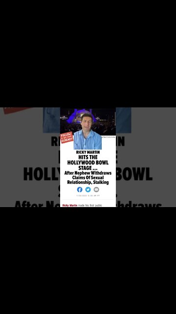 Ricky Martin Allegations Withdrawn! Nephew Did It On Own Volition.. 🤔